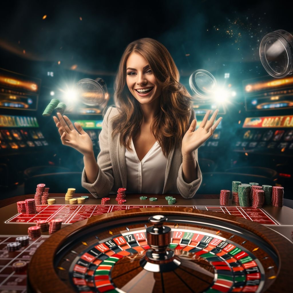 Live dealer spinning Hot Pot wheel with professional camera angles